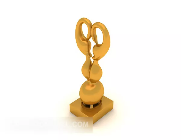 Personality Gold Set-up 3d model Personality Gold Set-up 3d model