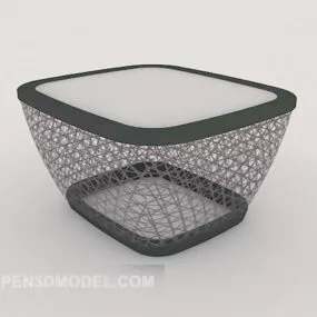 Modern Hollow Coffee Table 3d model