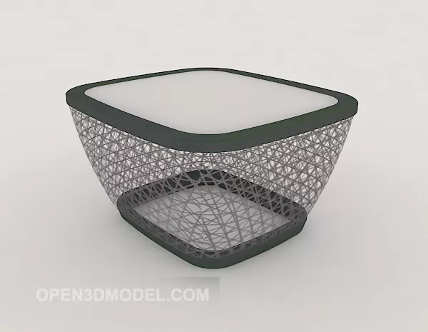 Modern Hollow Coffee Table 3d model Modern Hollow Coffee Table 3d model
