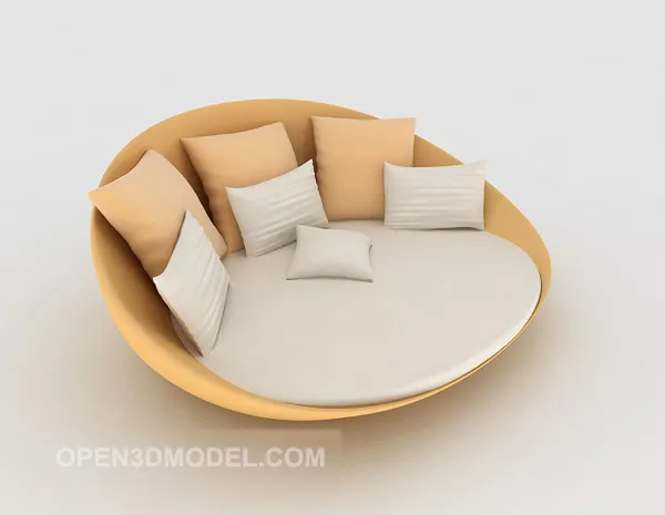 Personality Home Round Multiplayer Sofa 3d model Personality Home Round Multiplayer Sofa 3d model
