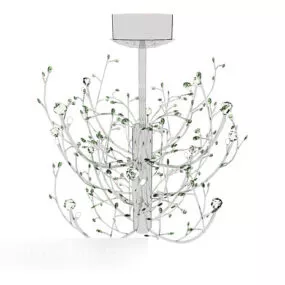 Modern Living Room Chandelier 3d model