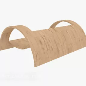 Personality Log Outdoor Chair 3d model