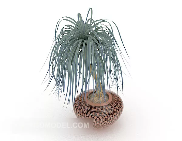 Potted Plant Interior Setup 3d model Potted Plant Interior Setup 3d model