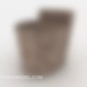 Personality Simple Casual Chair 3d model