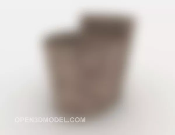 Personality Simple Casual Chair 3d model Personality Simple Casual Chair 3d model