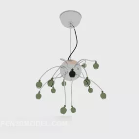 Small Simple Chandelier 3d model