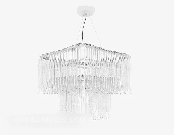 Personality Simple Home Chandelier 3d model Personality Simple Home Chandelier 3d model