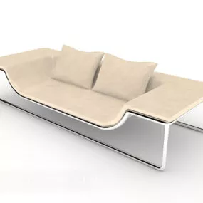Personality Simple Long Leisure Chair 3d model