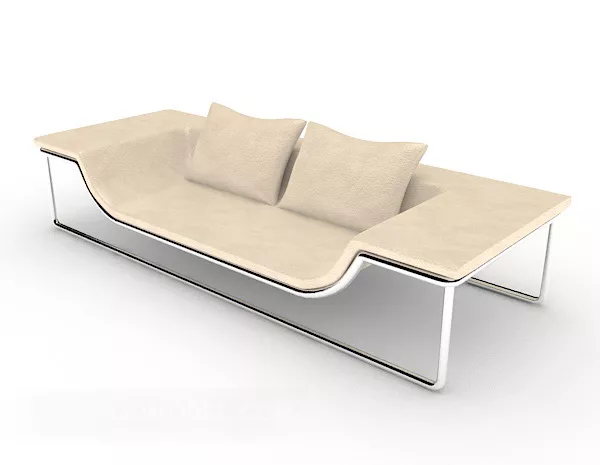 Personality Simple Long Leisure Chair 3d model Personality Simple Long Leisure Chair 3d model
