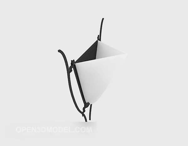 Personality Simple Style Wall Lamp 3d model Personality Simple Style Wall Lamp 3d model
