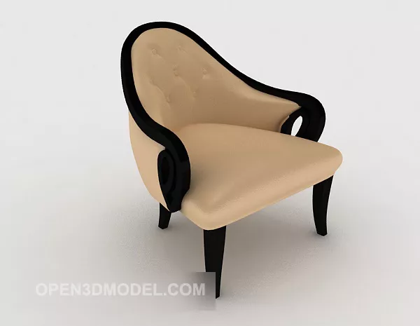 Personality Simple Wooden Furniture Chair 3d model Personality Simple Wooden Furniture Chair 3d model