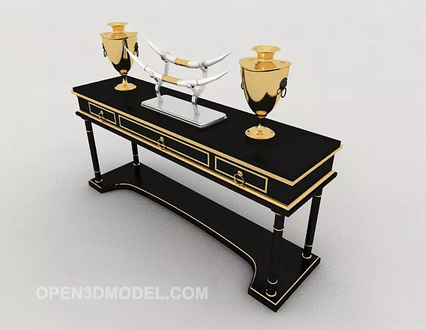 Phnom Penh European Side Cabinet 3d model Phnom Penh European Side Cabinet 3d model