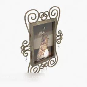Photo Frame Hanging Decor 3d model