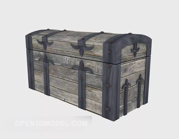Gift Box With Bow Tie 3d model