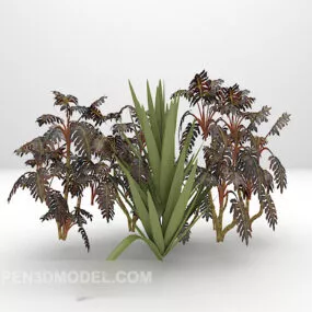 Plant Bushes 3d model