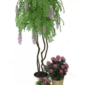 Plant Potted Home Decor 3d model