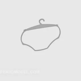Plastic Hanger 3d model