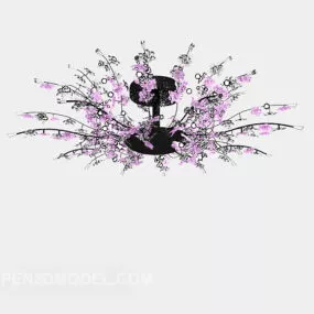 Plum Chandelier 3d model