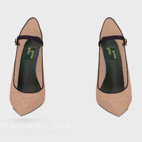 Pointed Heels 3d model