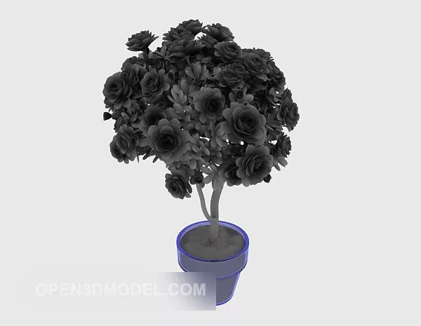 Potted Plant Office Room Decorative 3d model Potted Plant Office Room Decorative 3d model