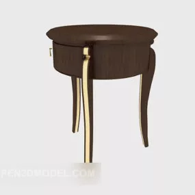 Vintage Potted Side Stool 3d model