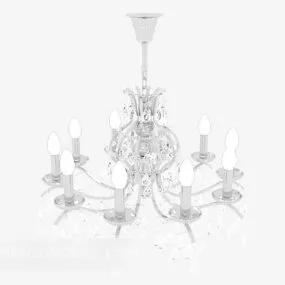 Practical Simple Home Chandelier 3d model