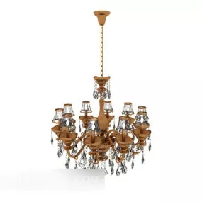 Crystal Chandelier Classical 3d model