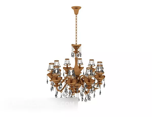 Crystal Chandelier Classical 3d model Crystal Chandelier Classical 3d model