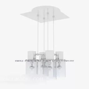 Process Modern Chandelier 3d model