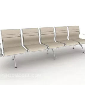 Public Multi Seaters Chair 3d model