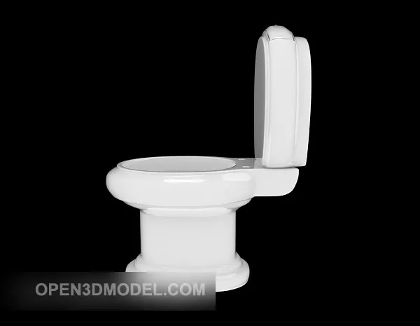 Toilet Wash Basin And Counter 3d model