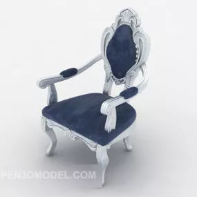 Pure Copper European Dining Chair 3d model