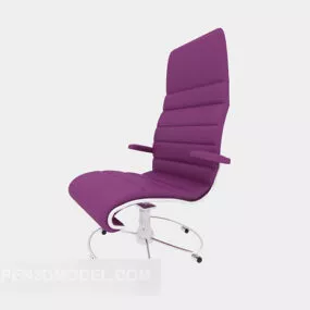 Purple Lounge Chair Office Furniture 3d model
