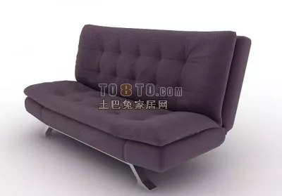 Purple Fabric Multi-seaters Sofa 3d model Purple Fabric Multi-seaters Sofa 3d model
