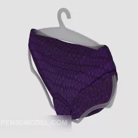 Purple Underpants 3d model