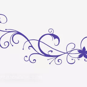 Purple Wall Painted 3d model