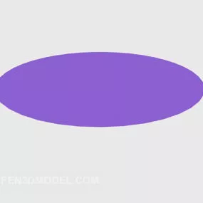 Purple Ceiling Lamp 3d model