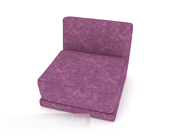 Purple Home Single Sofa V1 3d model Purple Home Single Sofa V1 3d model