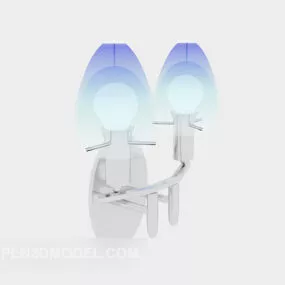 Purple Home Wall Lamp 3d model