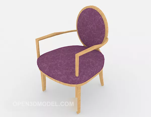 Purple Solid Wood Dresser 3d model Purple Solid Wood Dresser 3d model
