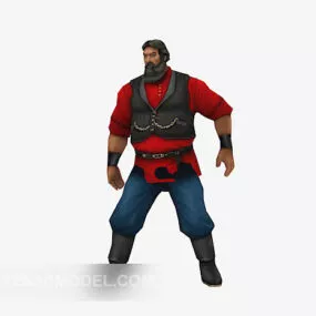 Quito Men Character 3d model