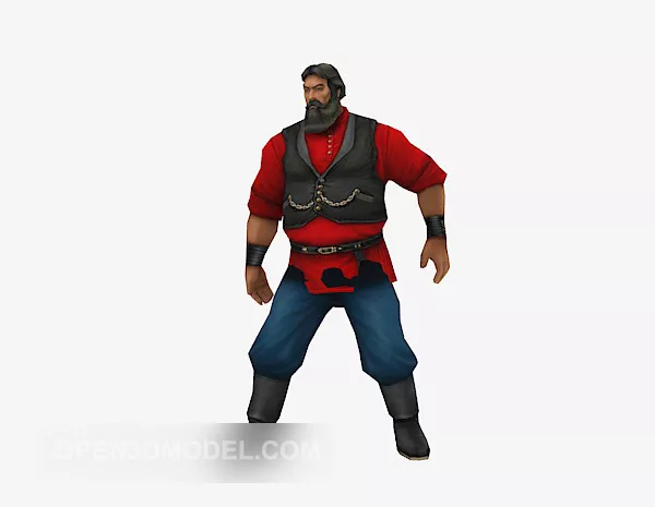 Quito Men Character 3d model Quito Men Character 3d model
