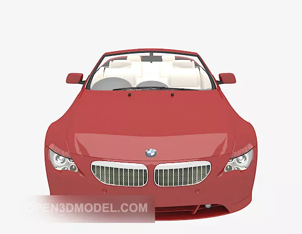 Dark Red Bmw Sports Car 3d model Dark Red Bmw Sports Car 3d model