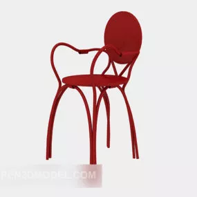 Red Creative Modern Chair 3d model