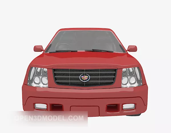 Red Painted Car Sedan 3d model Red Painted Car Sedan 3d model
