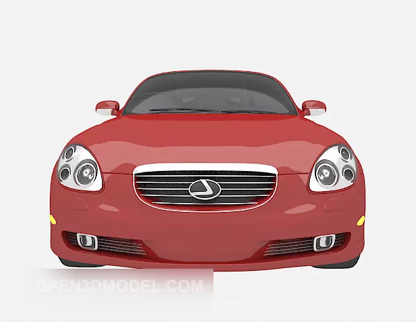 Steering Wheel Lexus Car 3d model