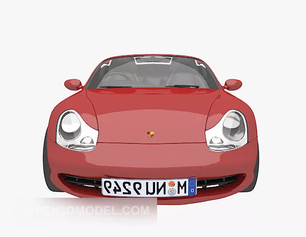 Classic Beetle Car 3d model
