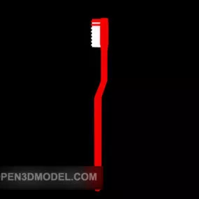 Red Toothbrush 3d model