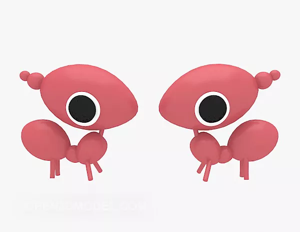 Red Ant Insect 3d model