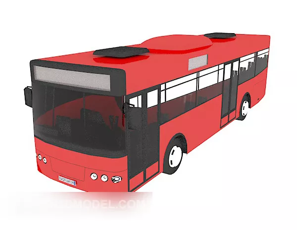 Vintage Bus Frankenkar 3d model